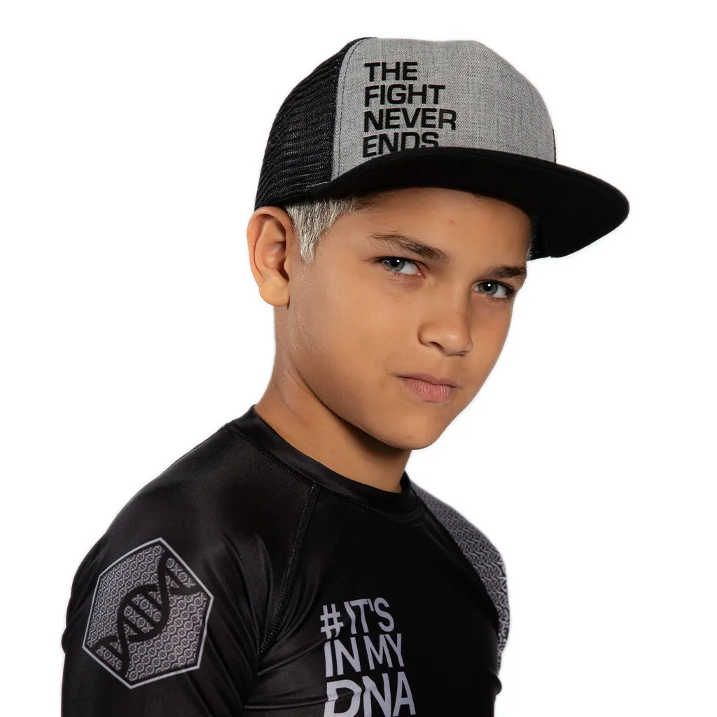 JIU JITSU CLASSIC  SNAPBACK HAT BRAUS - THE FIGHT NEVER ENDS