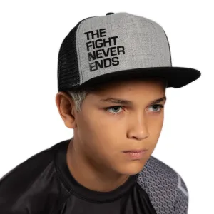 JIU JITSU CLASSIC  SNAPBACK HAT BRAUS - THE FIGHT NEVER ENDS