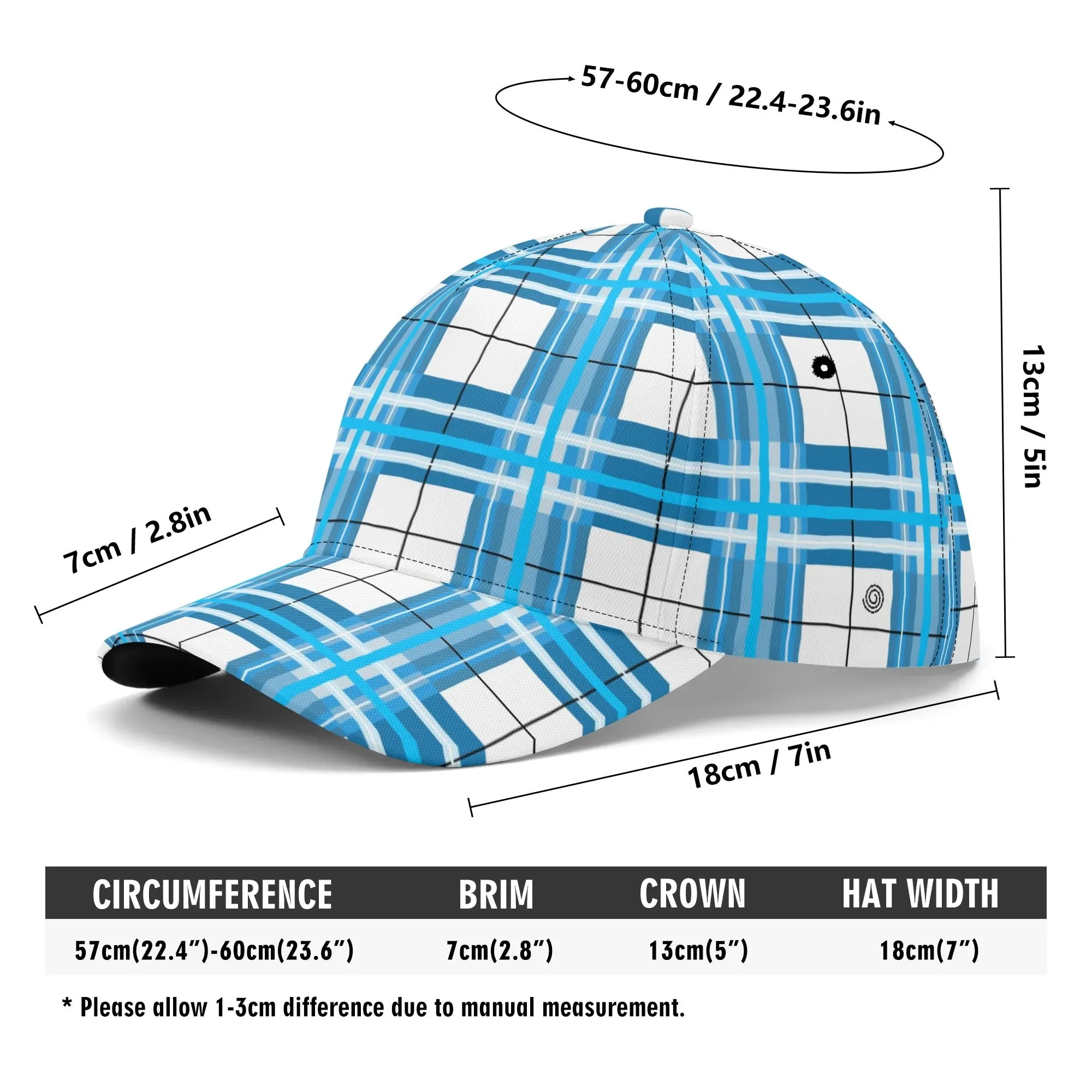 ✨'Jura Sky' Happy Tartan® Baseball Cap✨