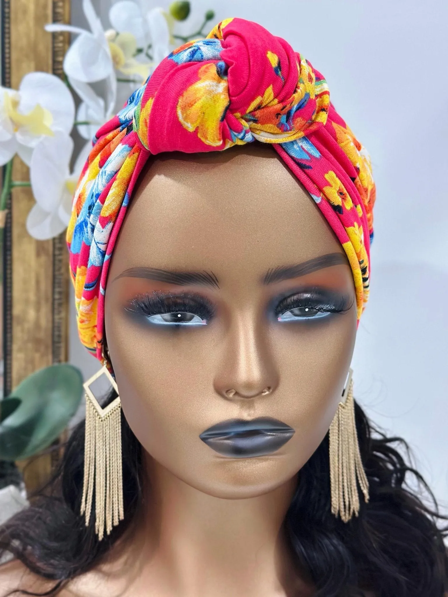 Kaia Pretied Knotted Turban