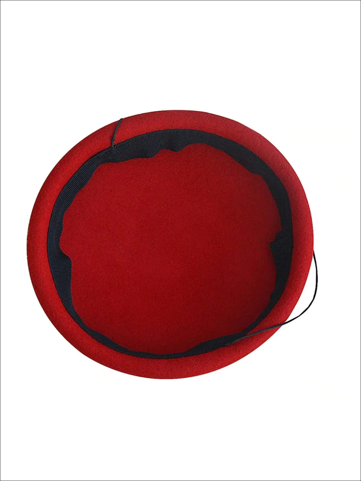 Kids Wool Vintage Pillbox Hat
