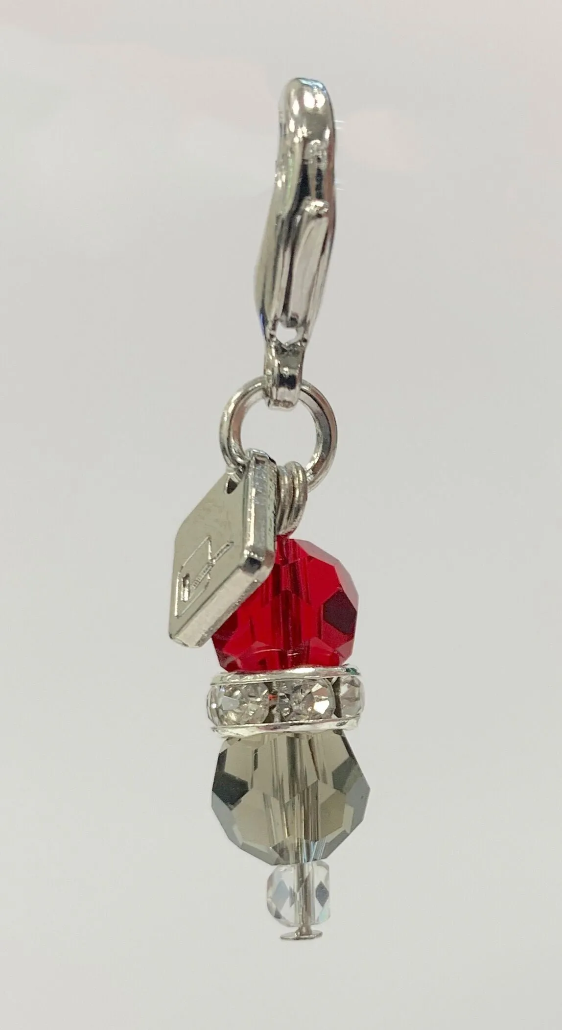 LeMieux Fly Hood Charm Burgandy Grey