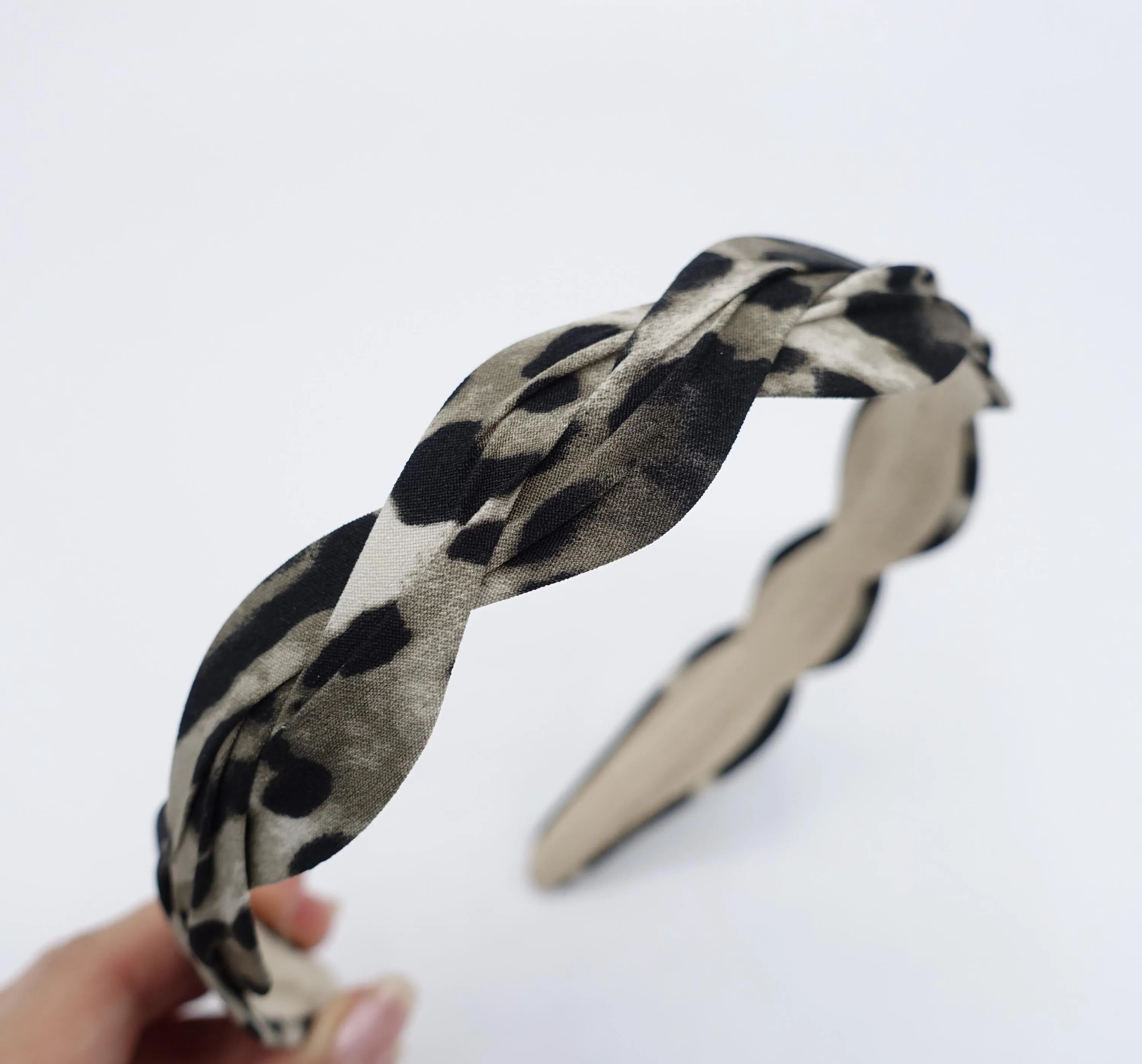 leopard wave headband  for women