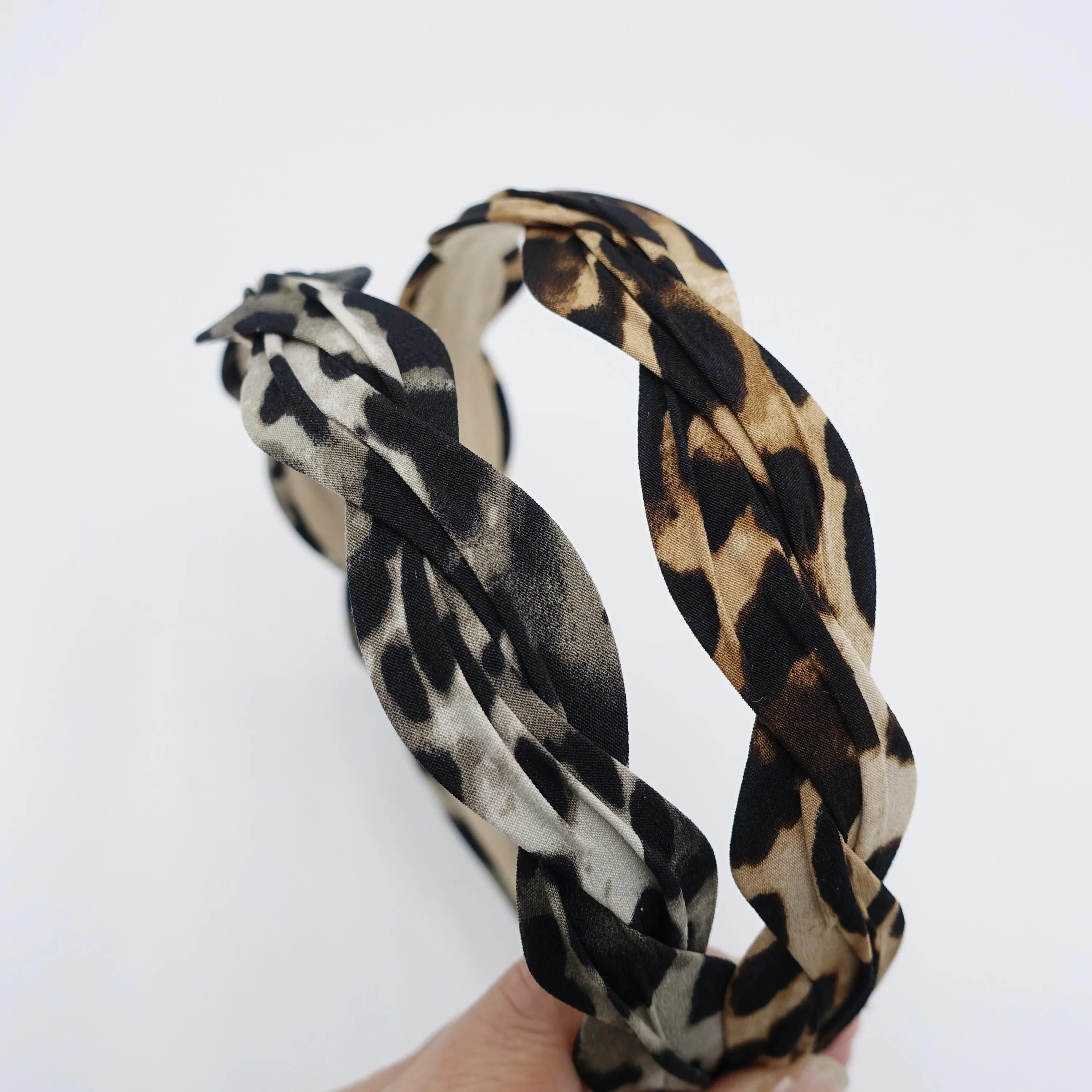 leopard wave headband  for women