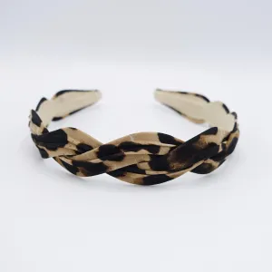 leopard wave headband  for women