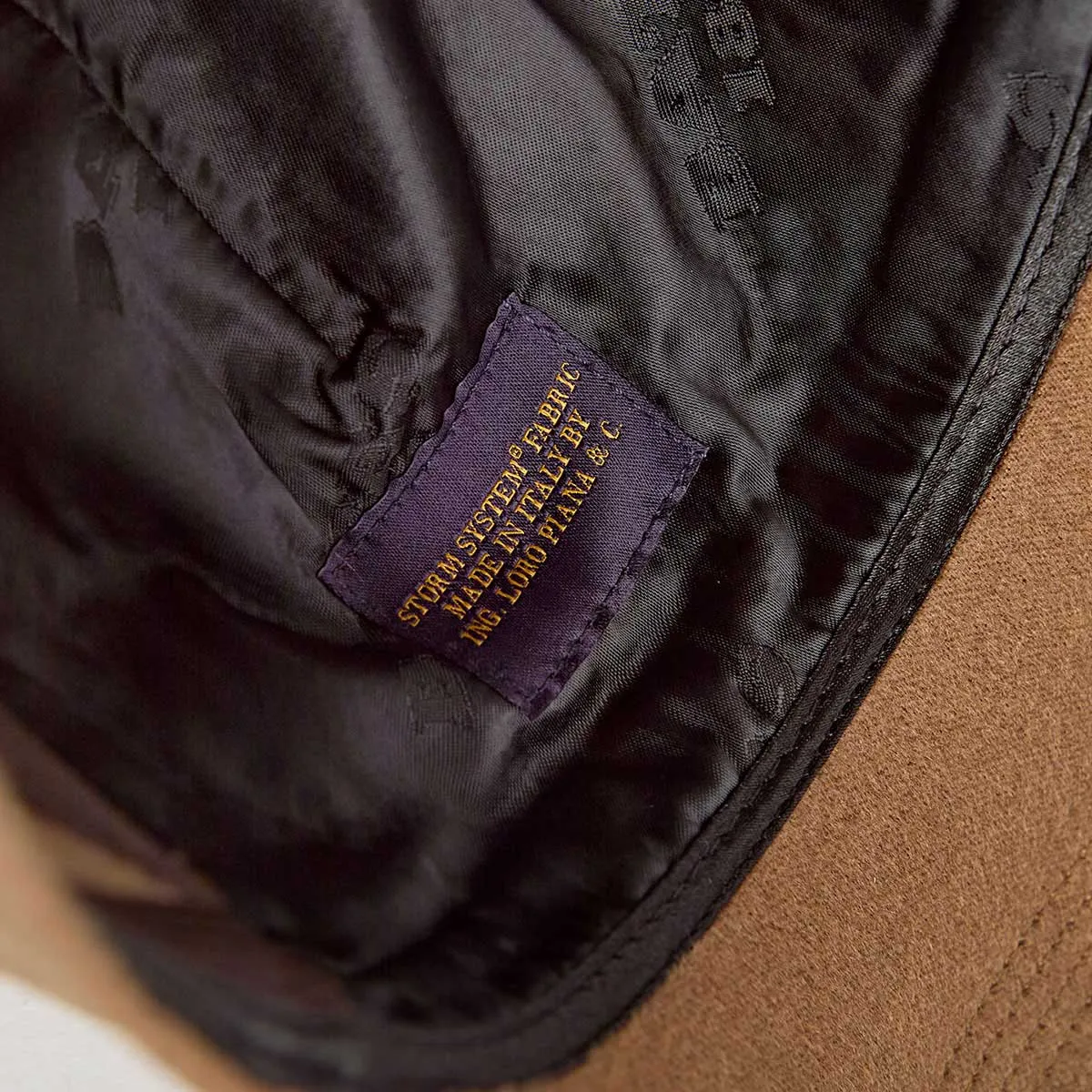 Light Brown Loro Piana Storm System Cashmere Baseball Cap