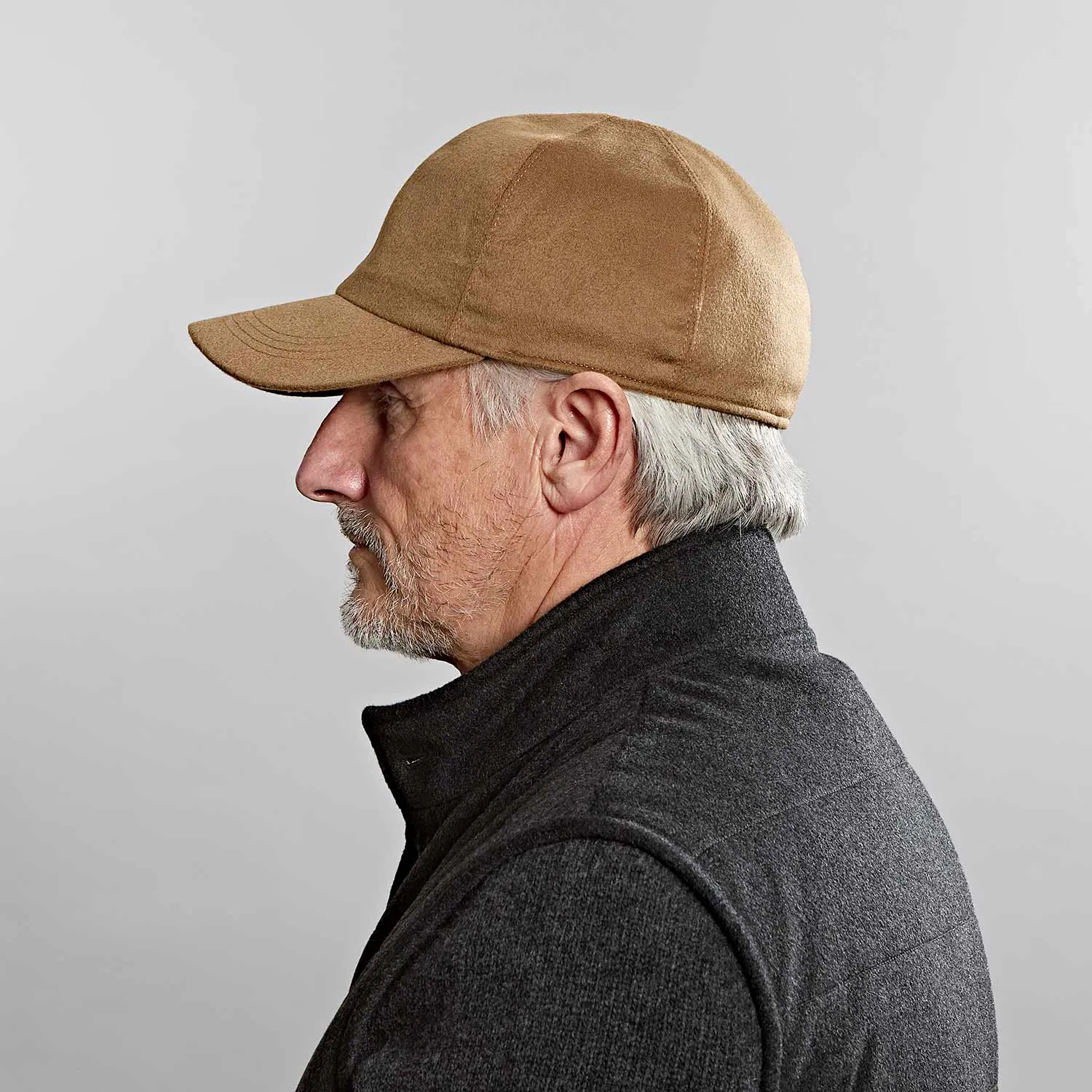 Light Brown Loro Piana Storm System Cashmere Baseball Cap