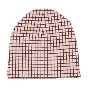 Lil Legs Printed Bonnet - Red Windowpane