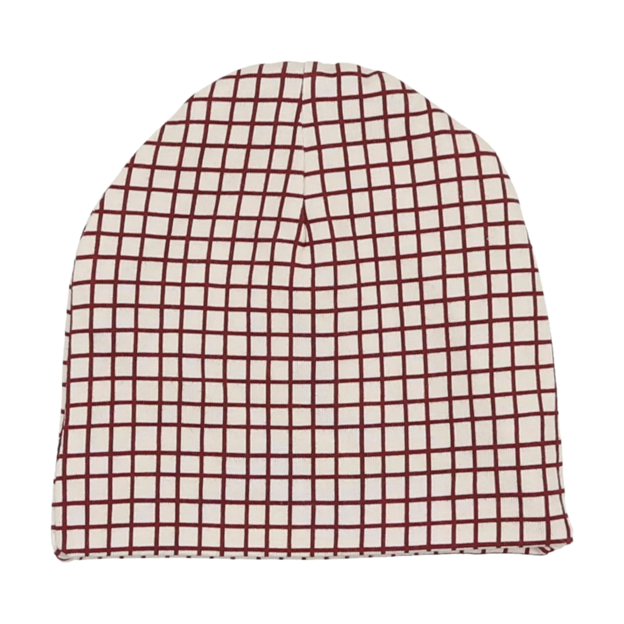 Lil Legs Printed Bonnet - Red Windowpane