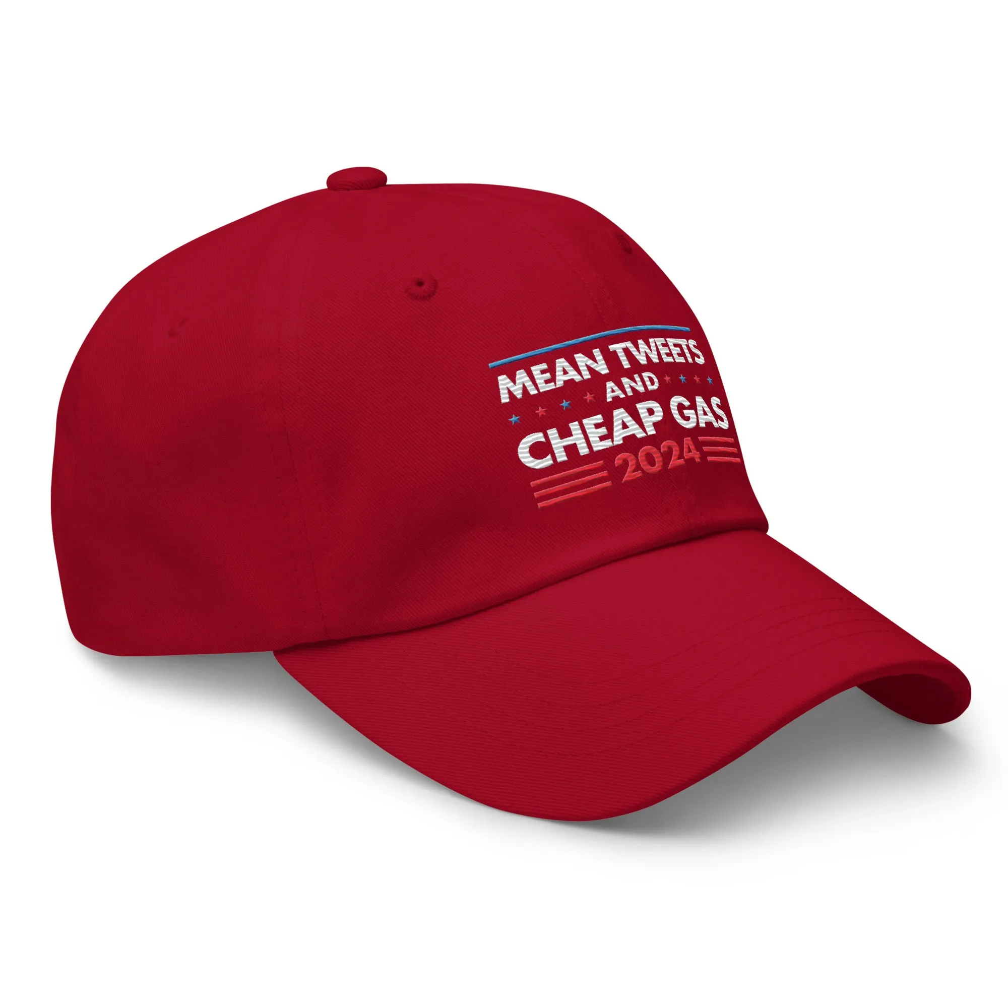 Mean Tweets and Cheap Gas Leather Back Hat