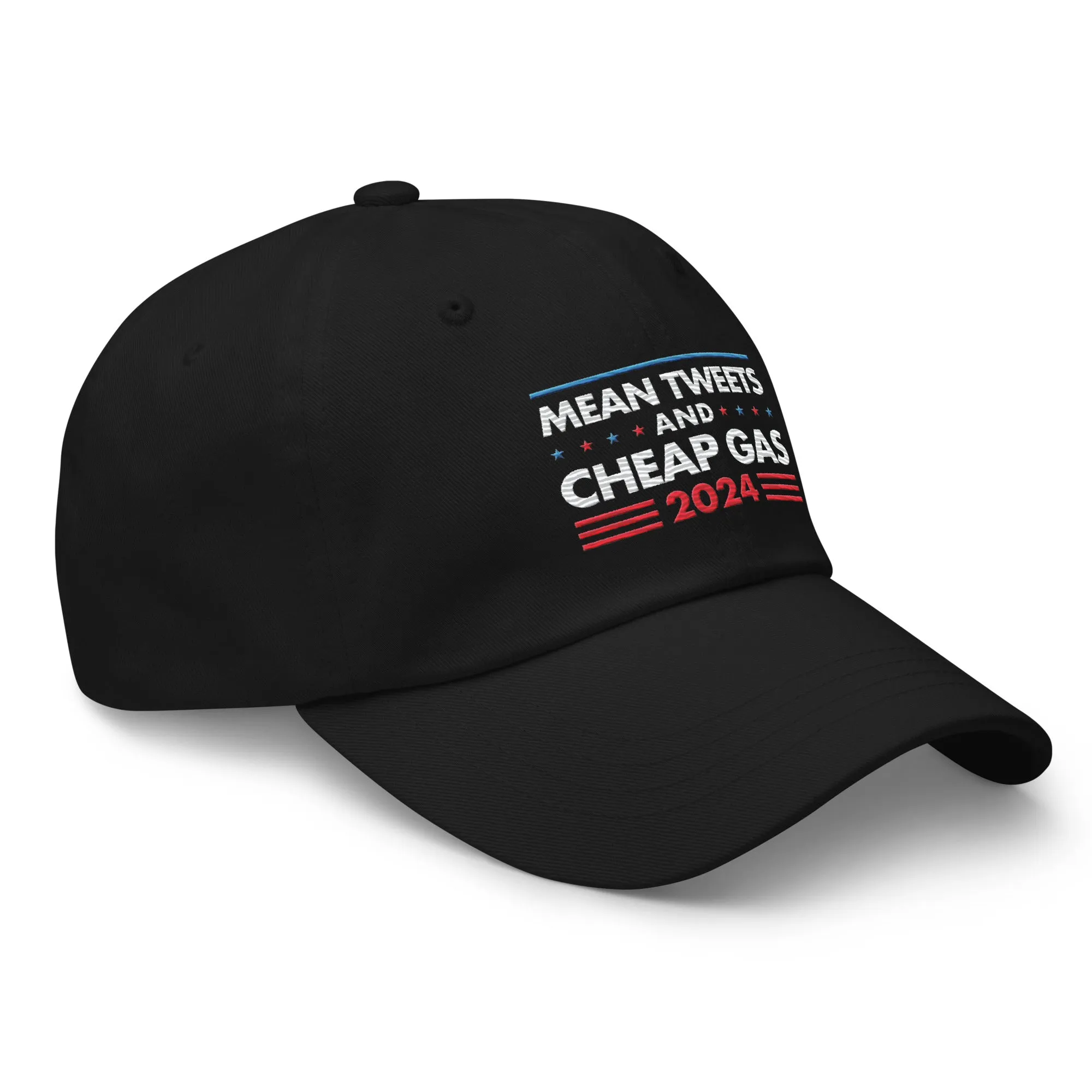 Mean Tweets and Cheap Gas Leather Back Hat