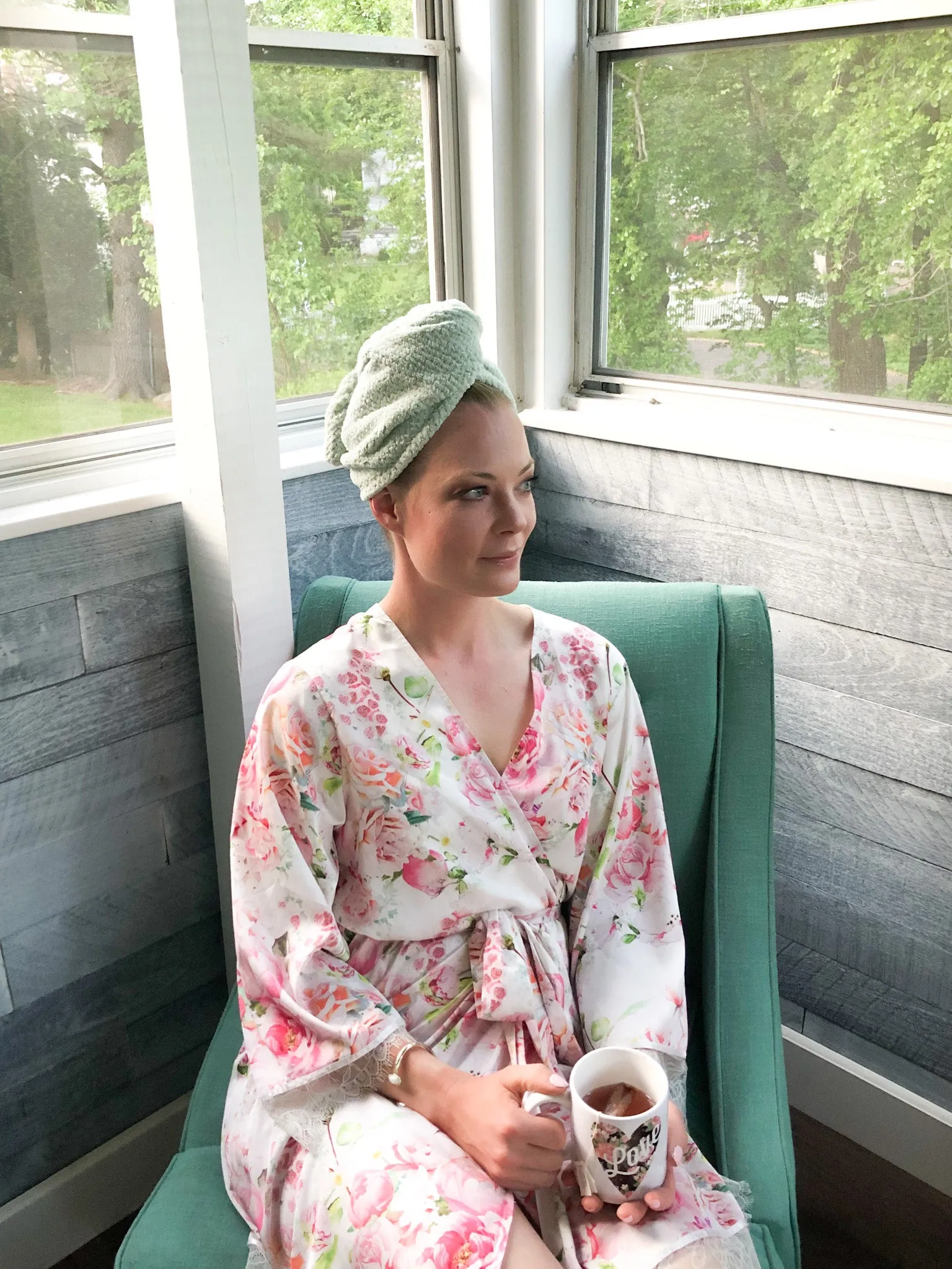 Microfiber Hair Drying Turban | Sage Green