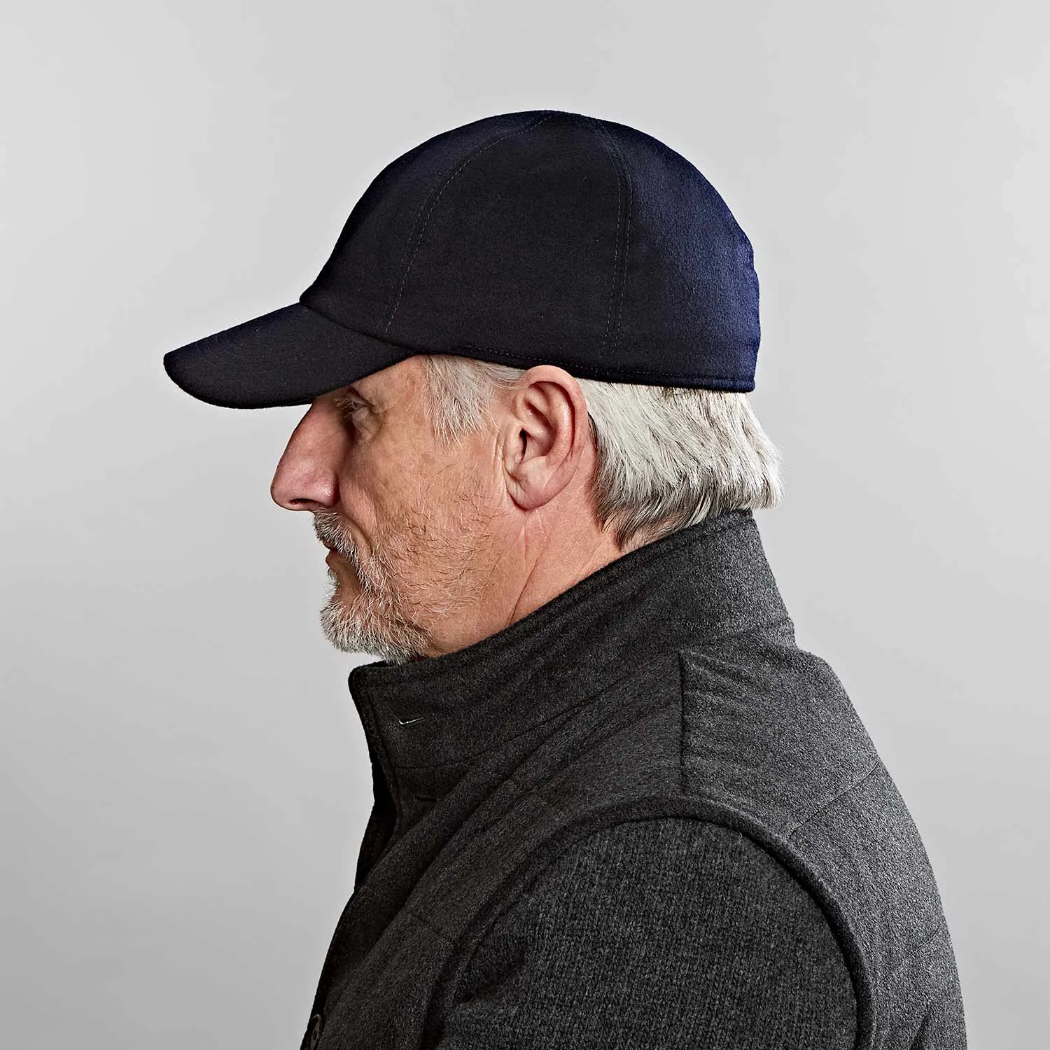 Navy Loro Piana Storm System Cashmere Baseball Cap