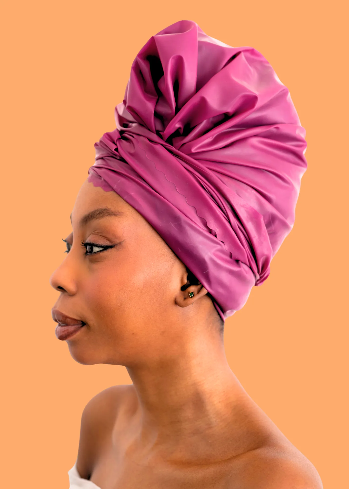 NEMES Triangle Waterproof Head Scarf Raspberry