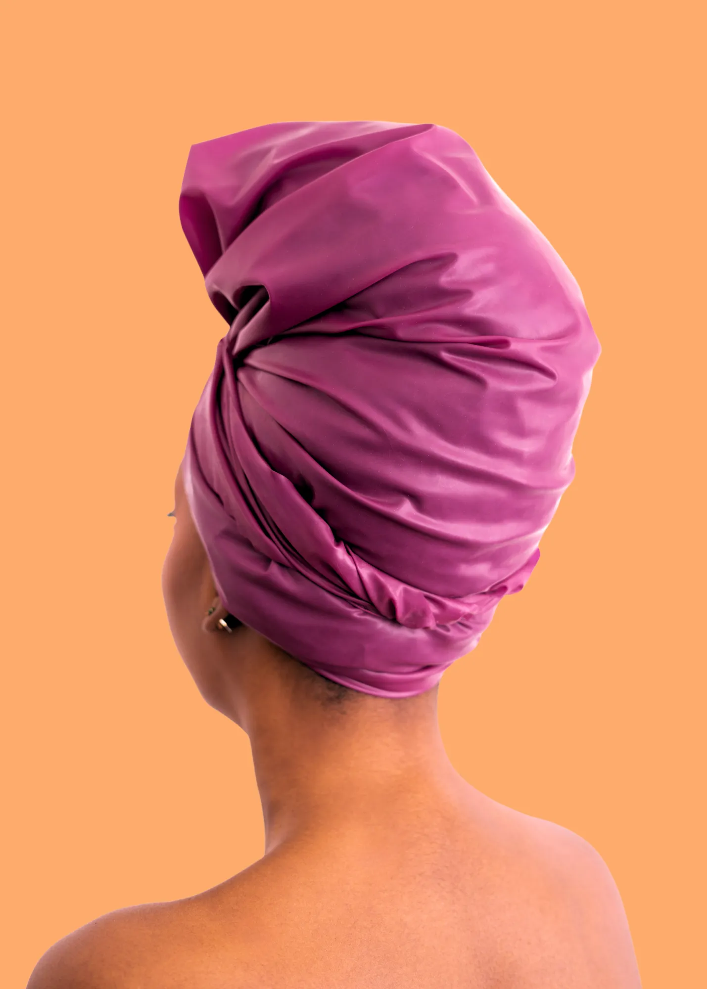 NEMES Triangle Waterproof Head Scarf Raspberry