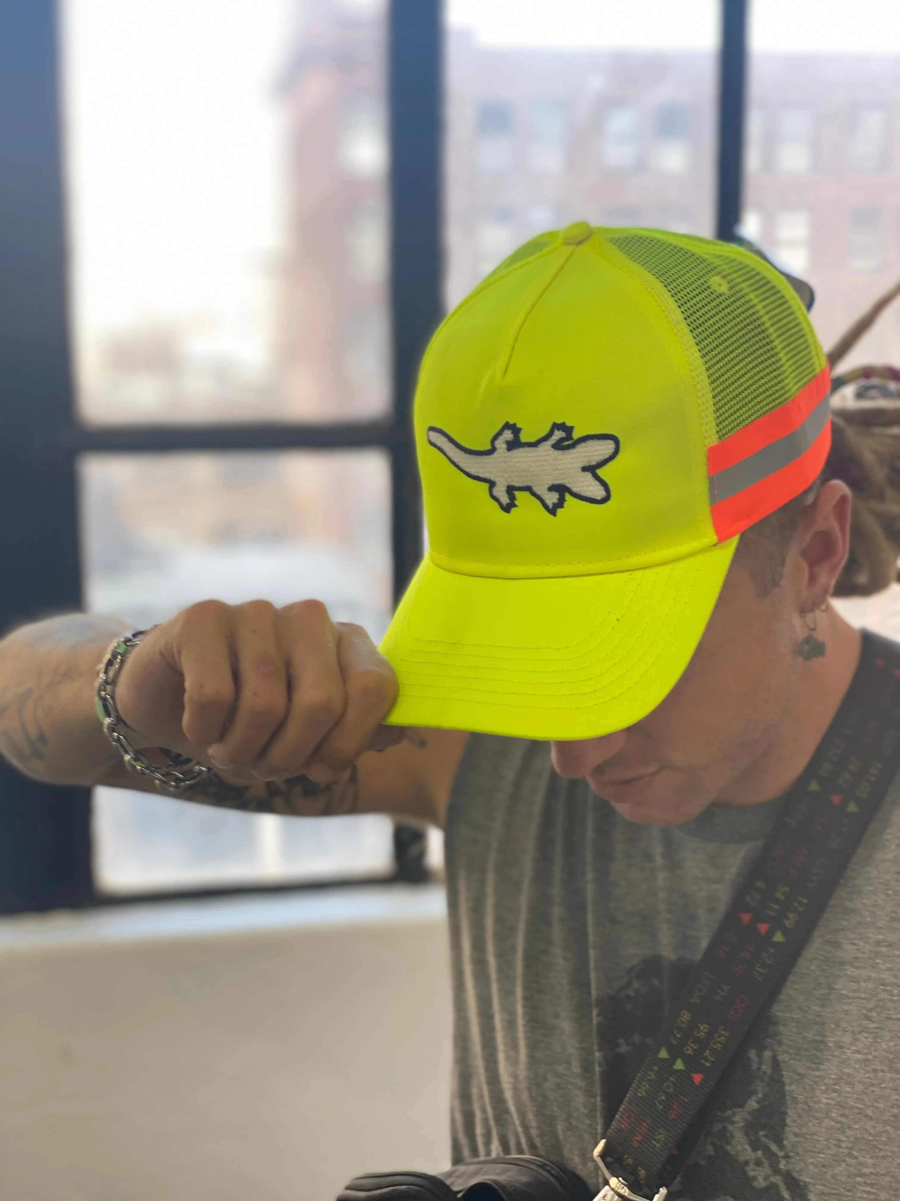 Neon 3M GatorGang Hat