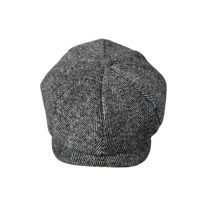 Newsboy Hats Vintage Herringbone Octagon Cap Tommy Shelby Peaky Blinders Hat