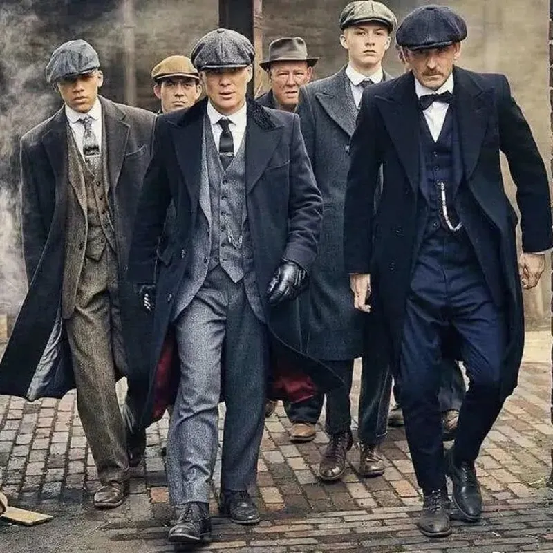 Newsboy Hats Vintage Herringbone Octagon Cap Tommy Shelby Peaky Blinders Hat