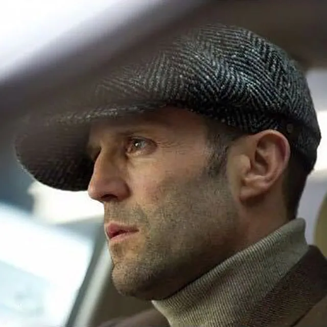 Newsboy Hats Vintage Herringbone Octagon Cap Tommy Shelby Peaky Blinders Hat