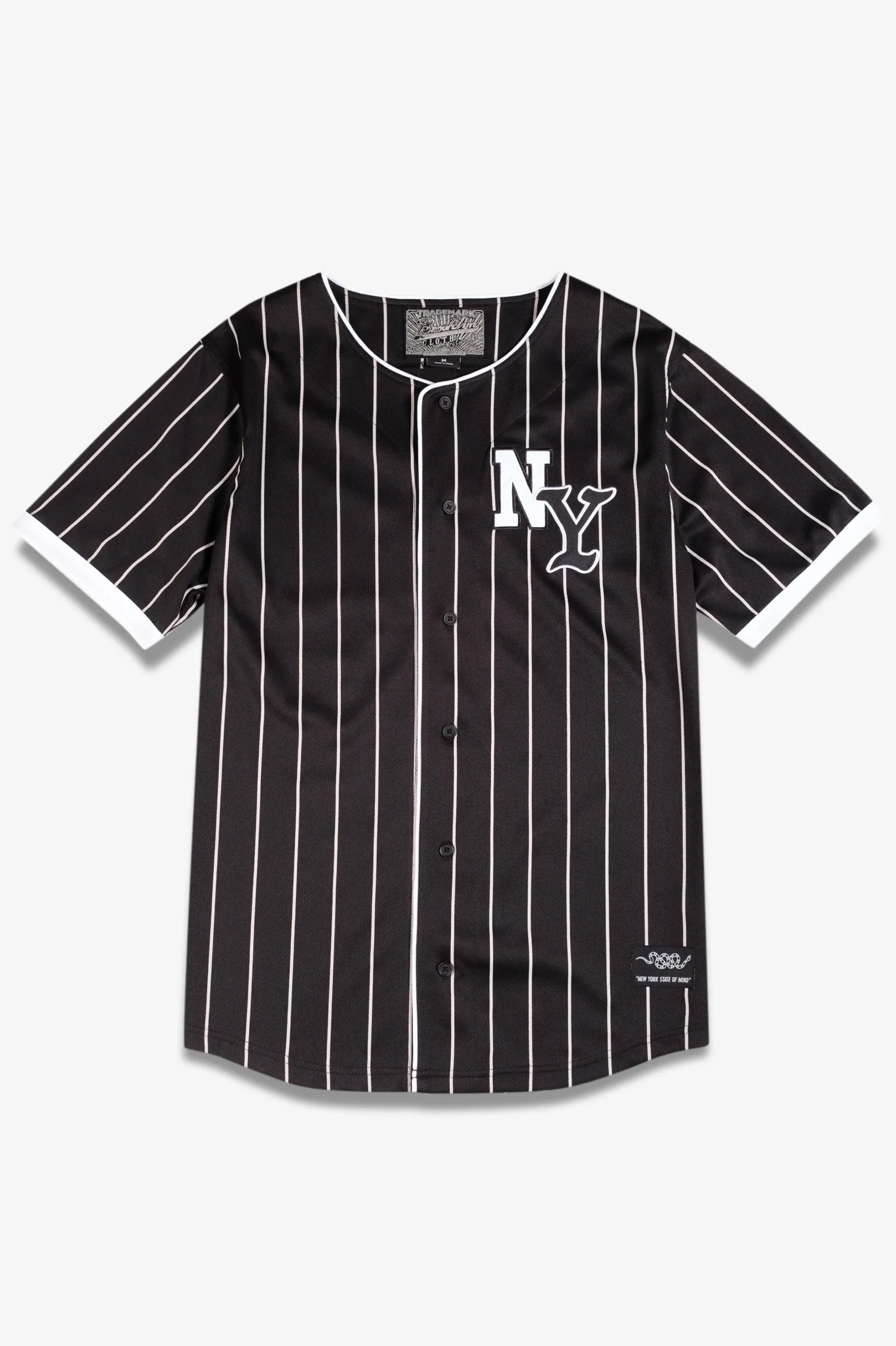 NY Pinstripe Baseball Jersey
