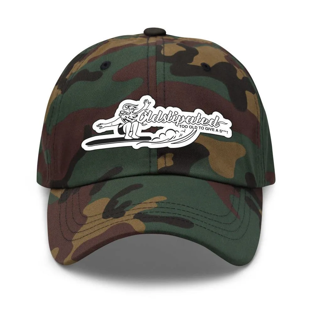 OLDSTIPATED Too Old To Give A Sh***! hat