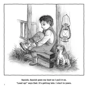 On The Trail - A Coon hunting Tale
