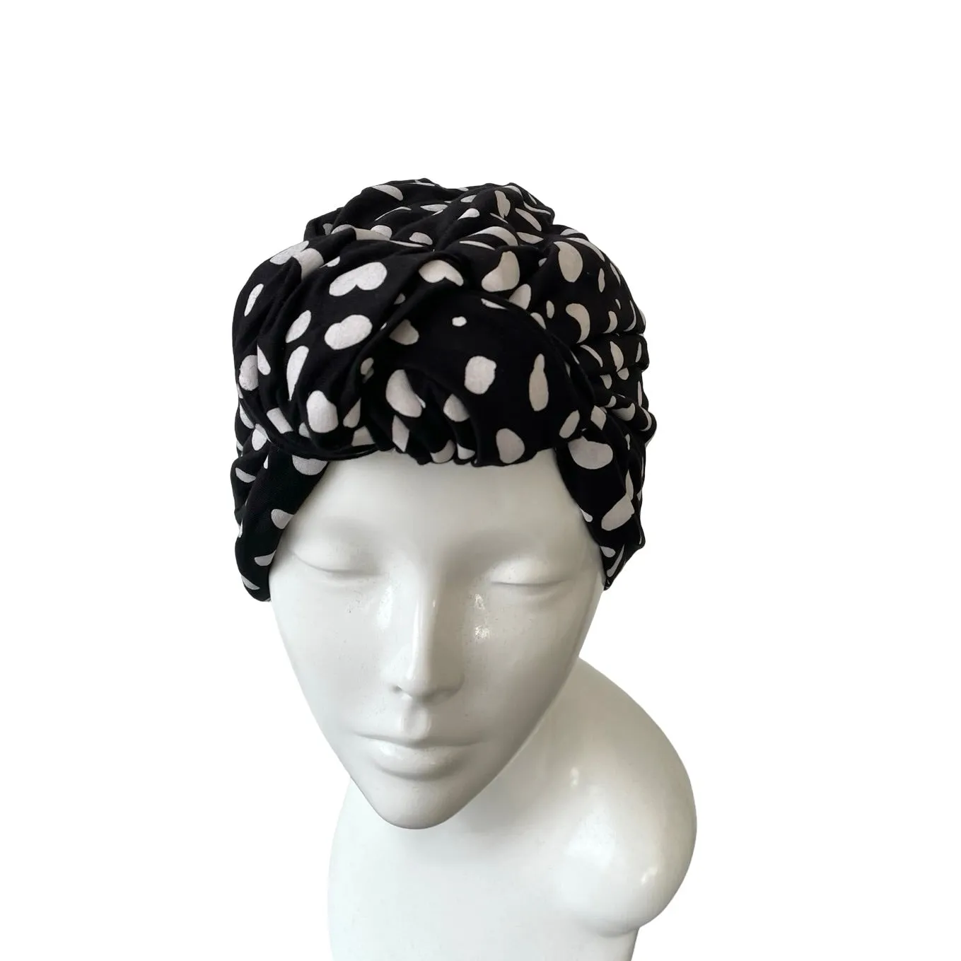 Patterned Cotton Turban for Women