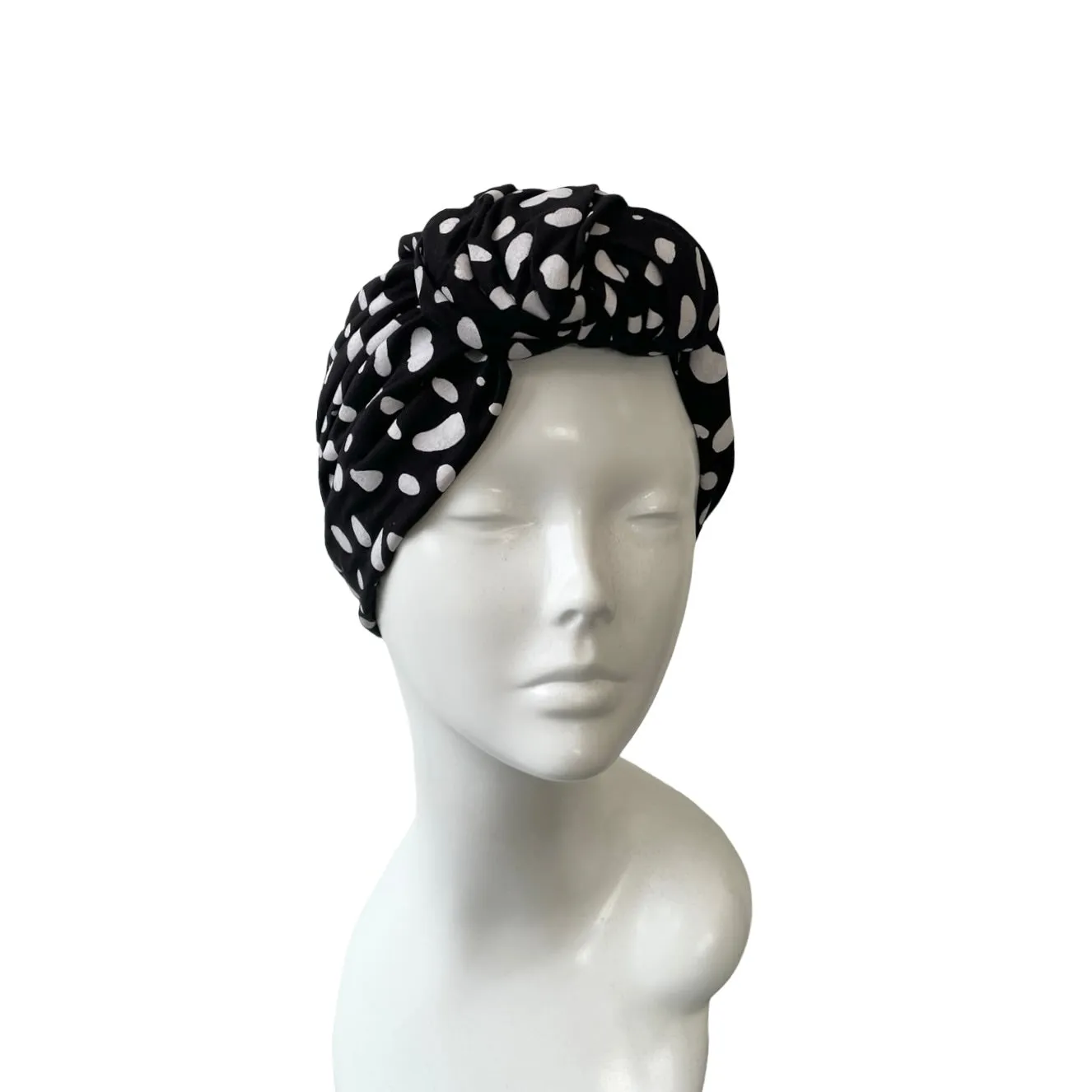 Patterned Cotton Turban for Women