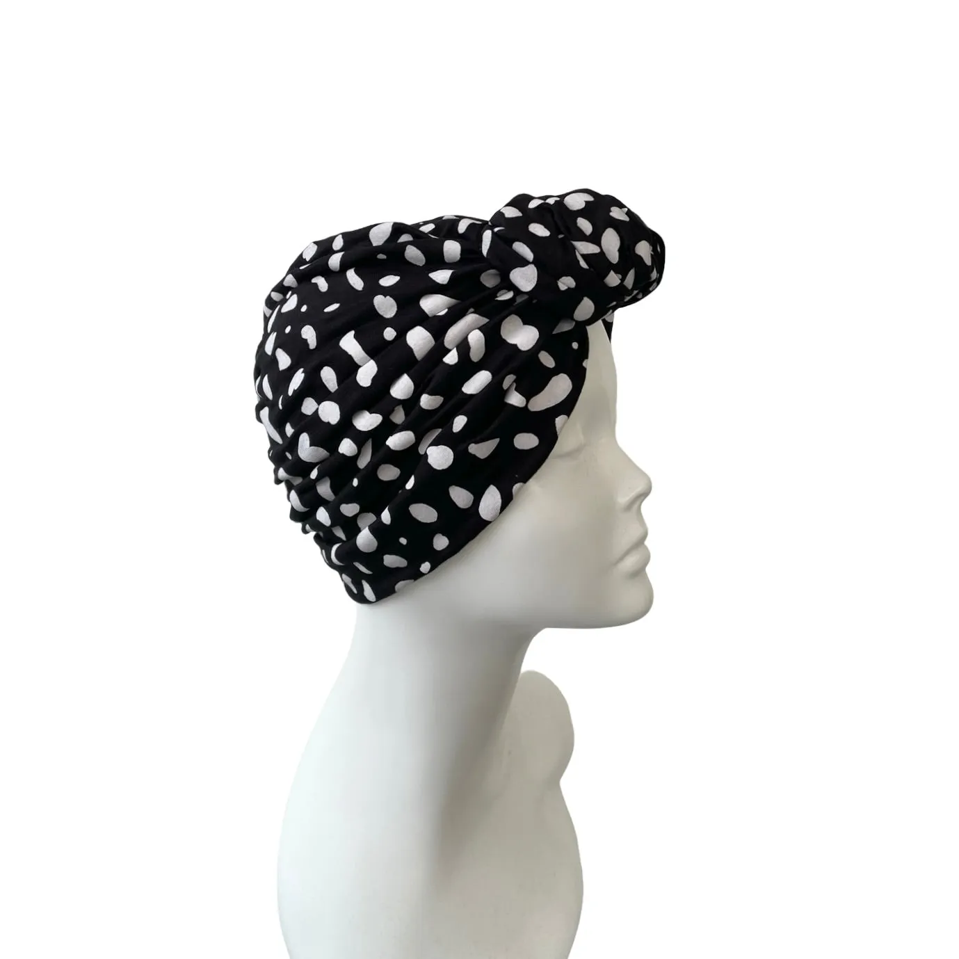 Patterned Cotton Turban for Women