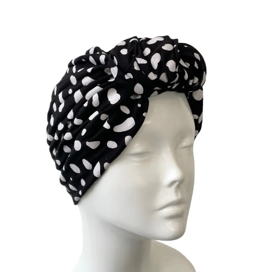 Patterned Cotton Turban for Women