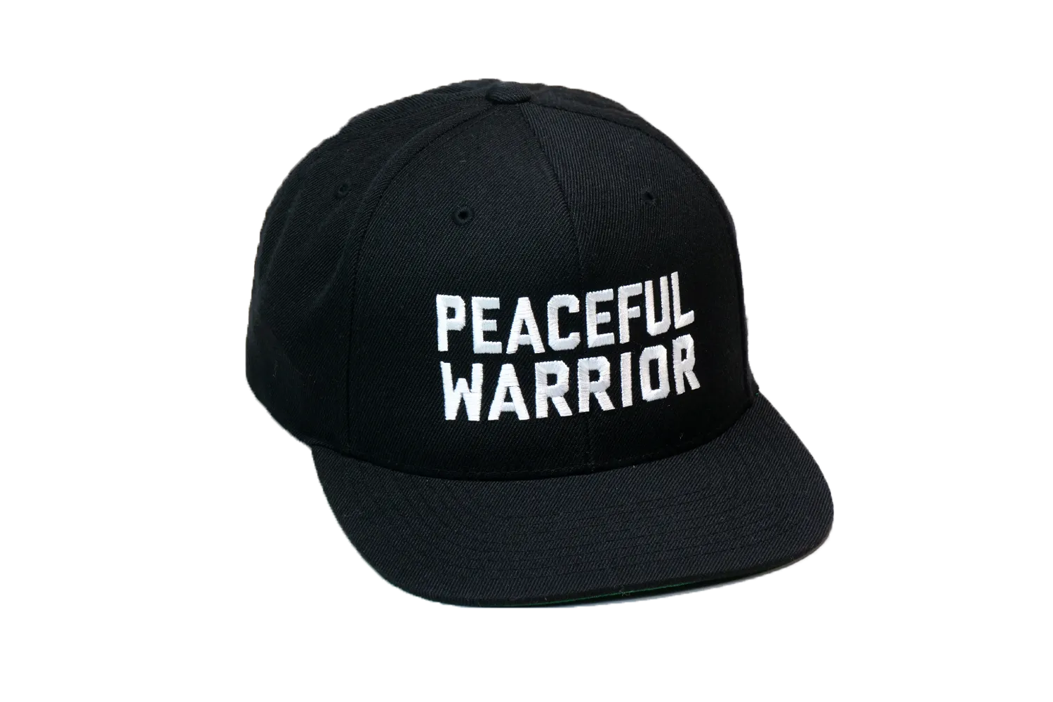 Peaceful Warrior Solid Baseball Black