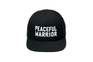 Peaceful Warrior Solid Baseball Black