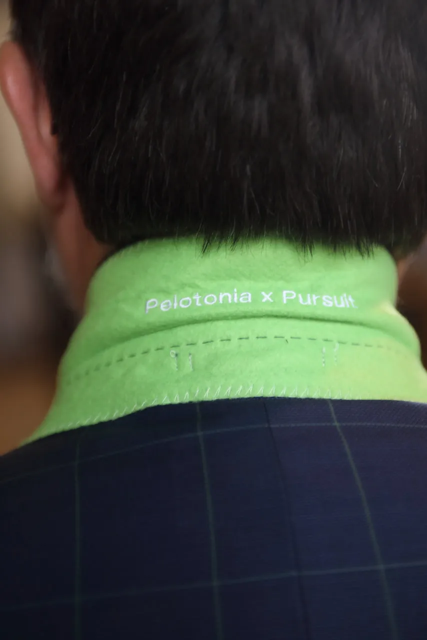 Pelotonia Navy Windowpane Blazer (Final Sale)