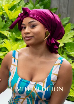 PHARAOH Arch Waterproof Head Scarf Raspberry