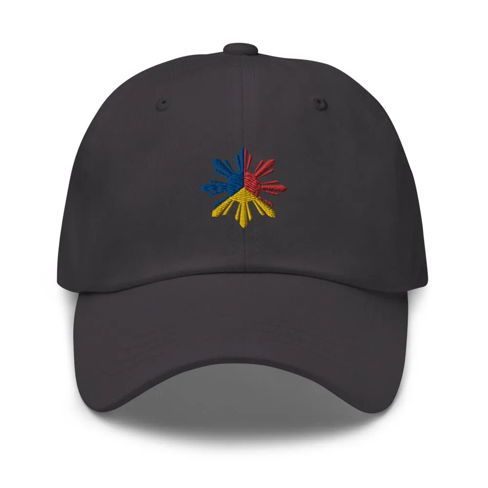 Philippines Sun Tricolor Dad hat