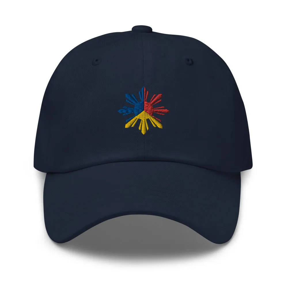 Philippines Sun Tricolor Dad hat