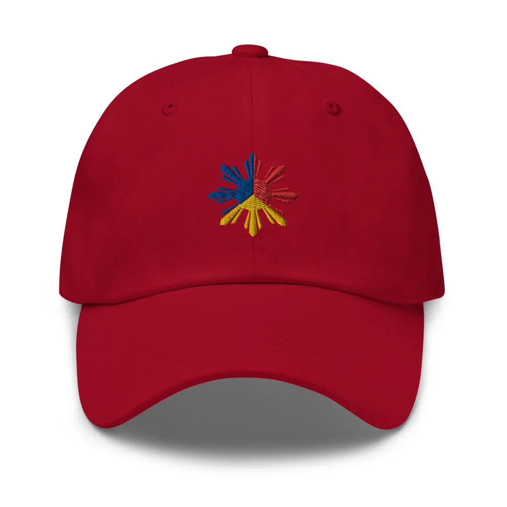 Philippines Sun Tricolor Dad hat