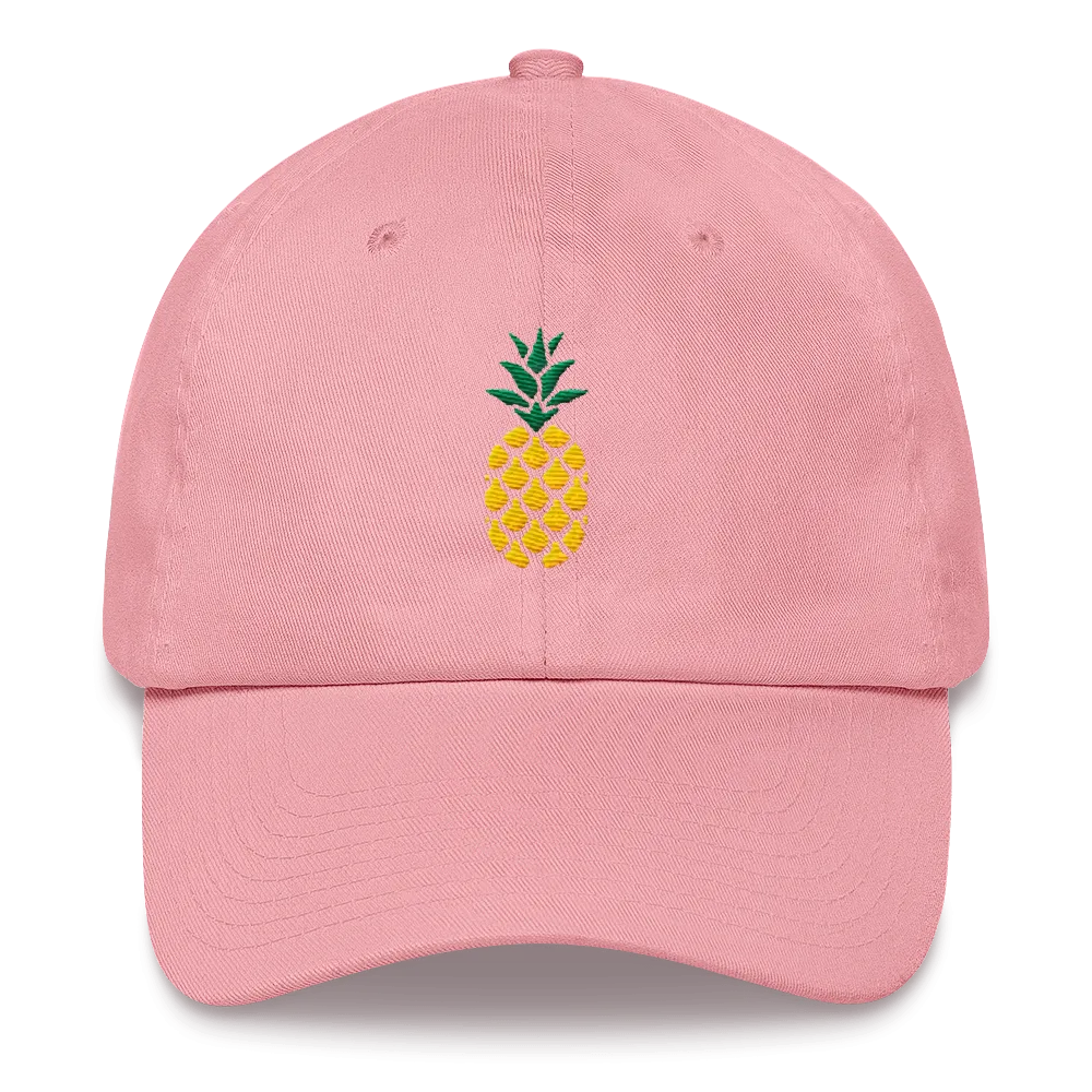 Pineapple Twill Dad Hat