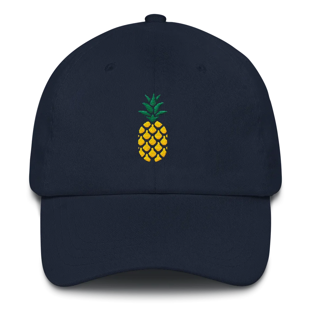 Pineapple Twill Dad Hat