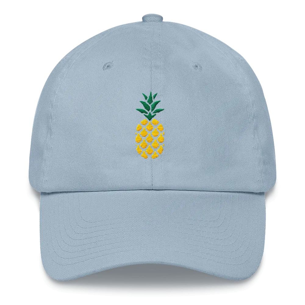 Pineapple Twill Dad Hat