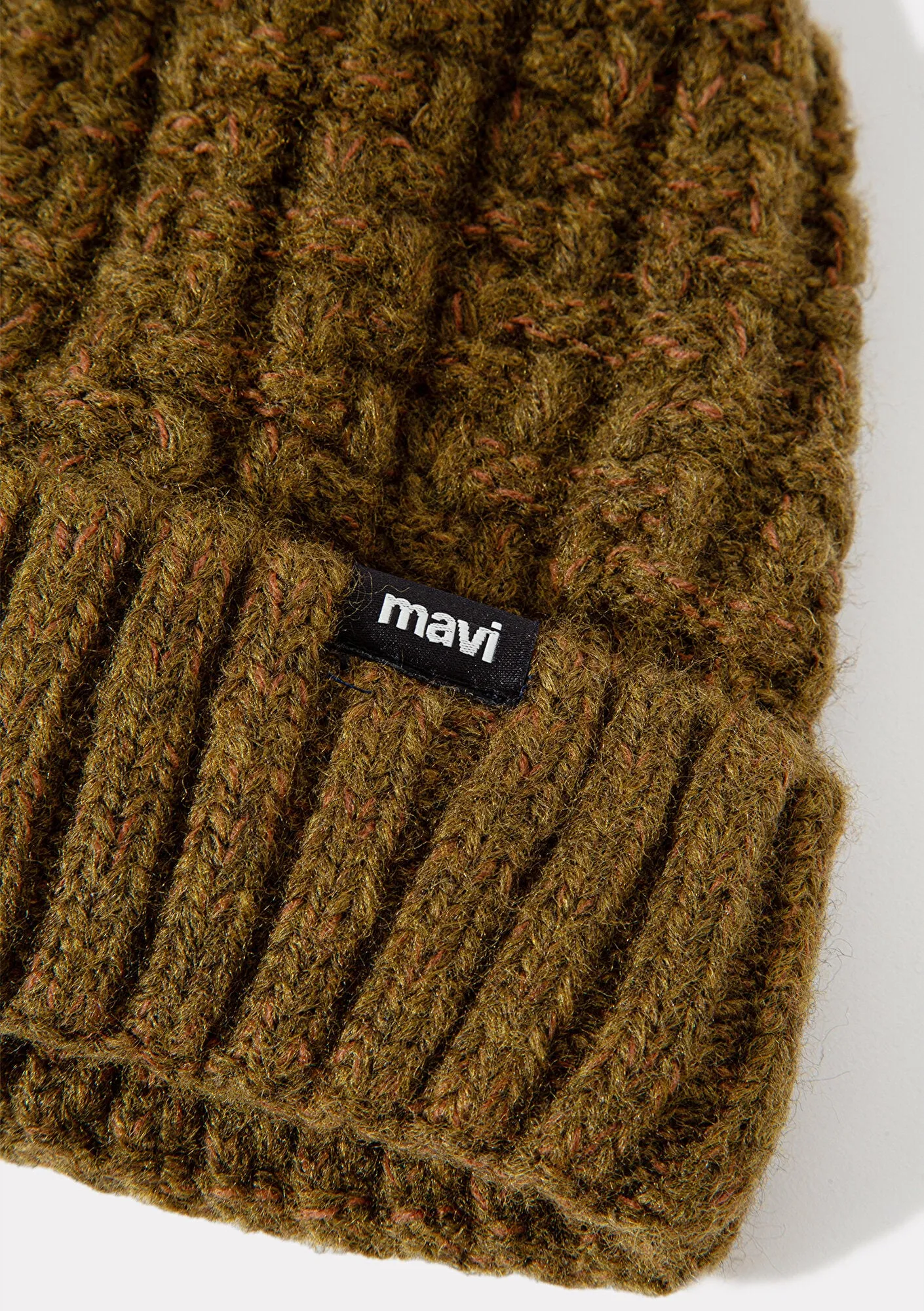 Printed Brown Beret