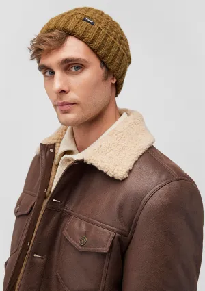 Printed Brown Beret