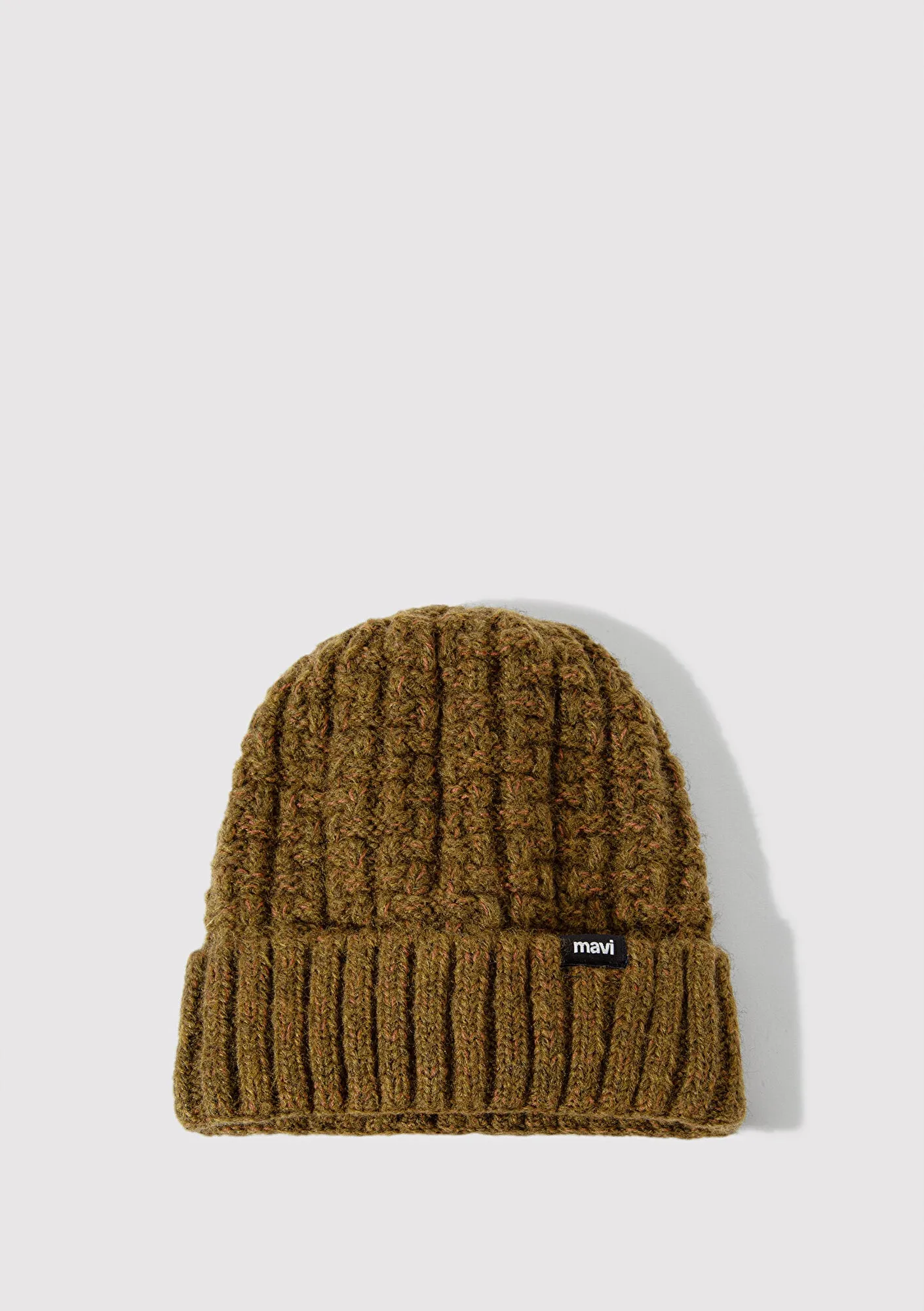 Printed Brown Beret