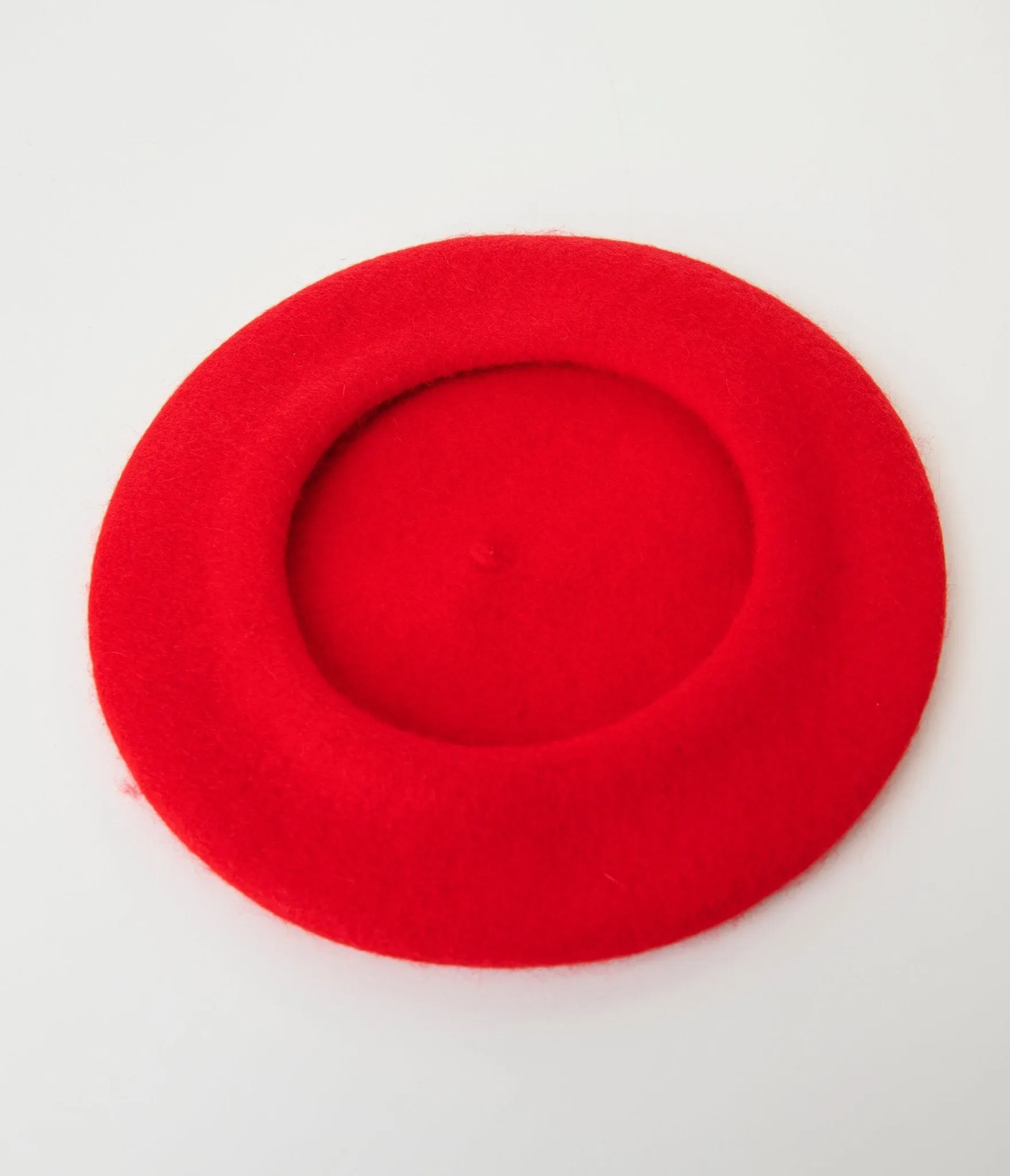 Red Classic Vintage Parisian Beret