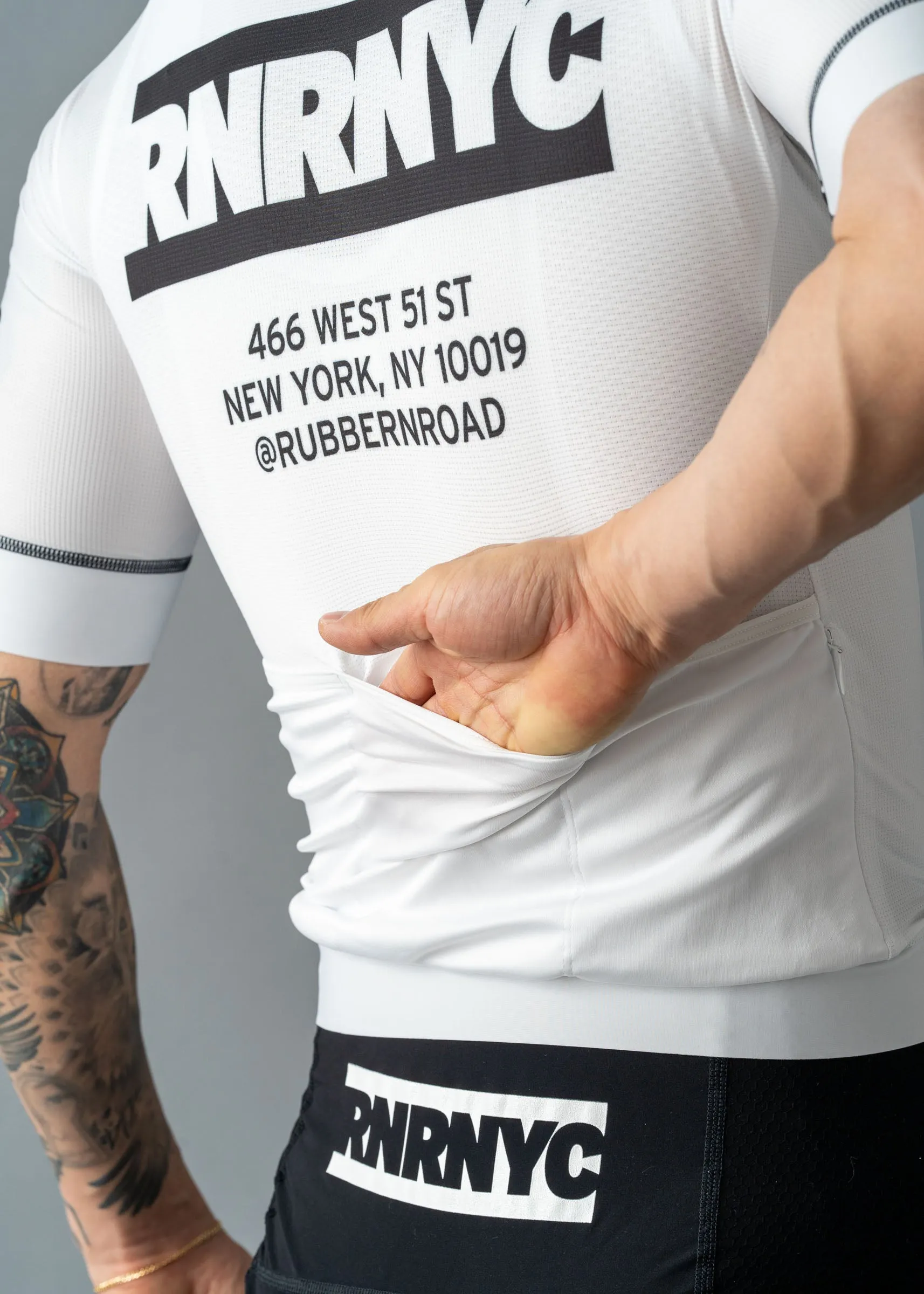 RNRNYC™ IMPACT Jersey - White/Black