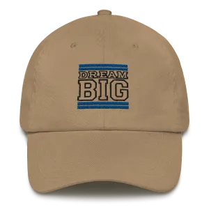 Royal Blue and Black Dream Big Lifestyle Dad hat