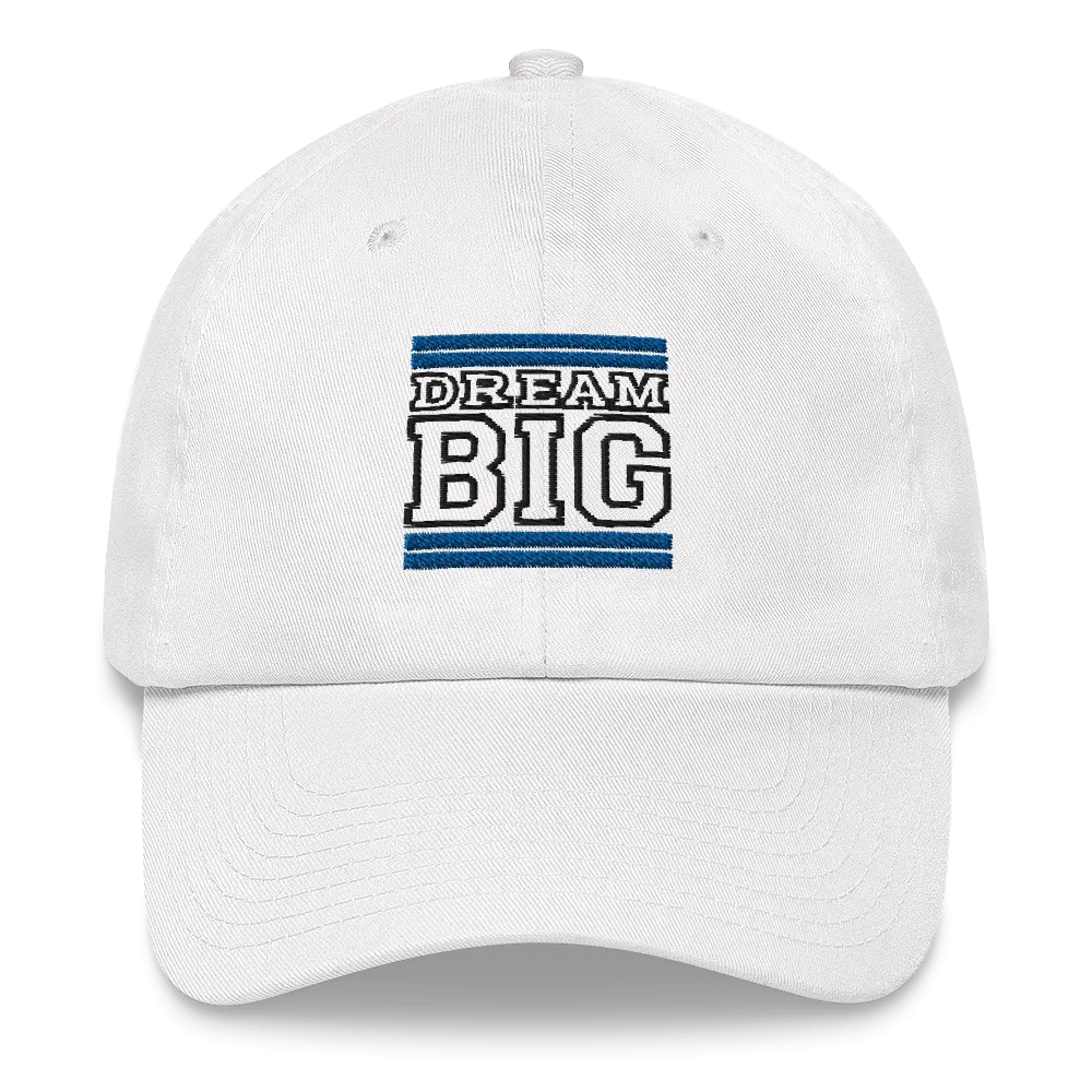 Royal Blue and Black Dream Big Lifestyle Dad hat