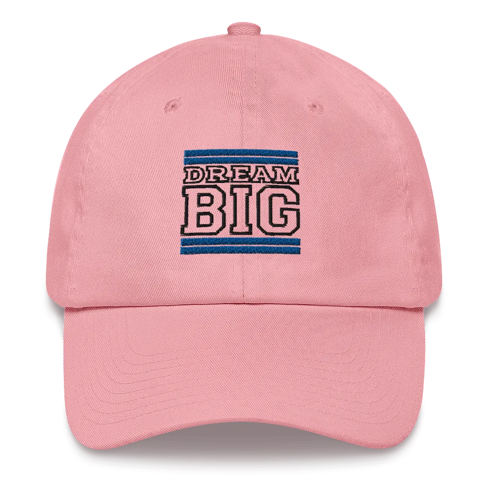 Royal Blue and Black Dream Big Lifestyle Dad hat