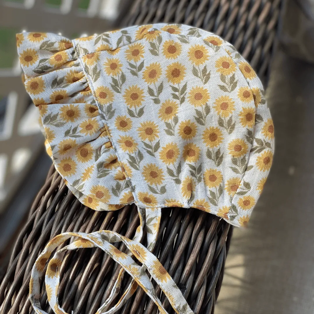 Ruffle Baby Bonnet