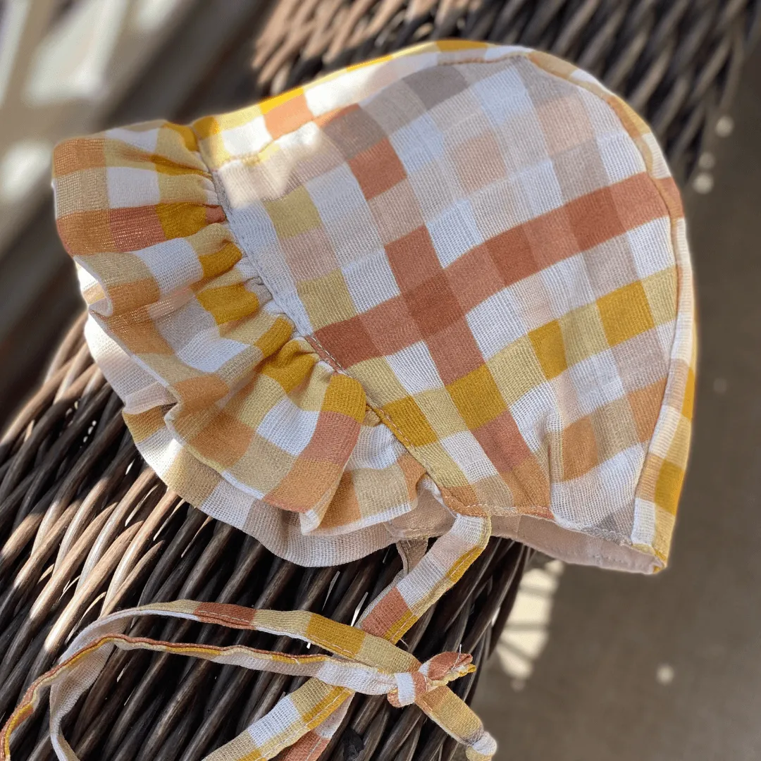 Ruffle Baby Bonnet